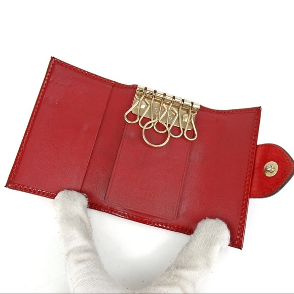 Authentic GUCCI Micro Guccissima Heart Key holder Full Inclusion - Picture 7 of 10